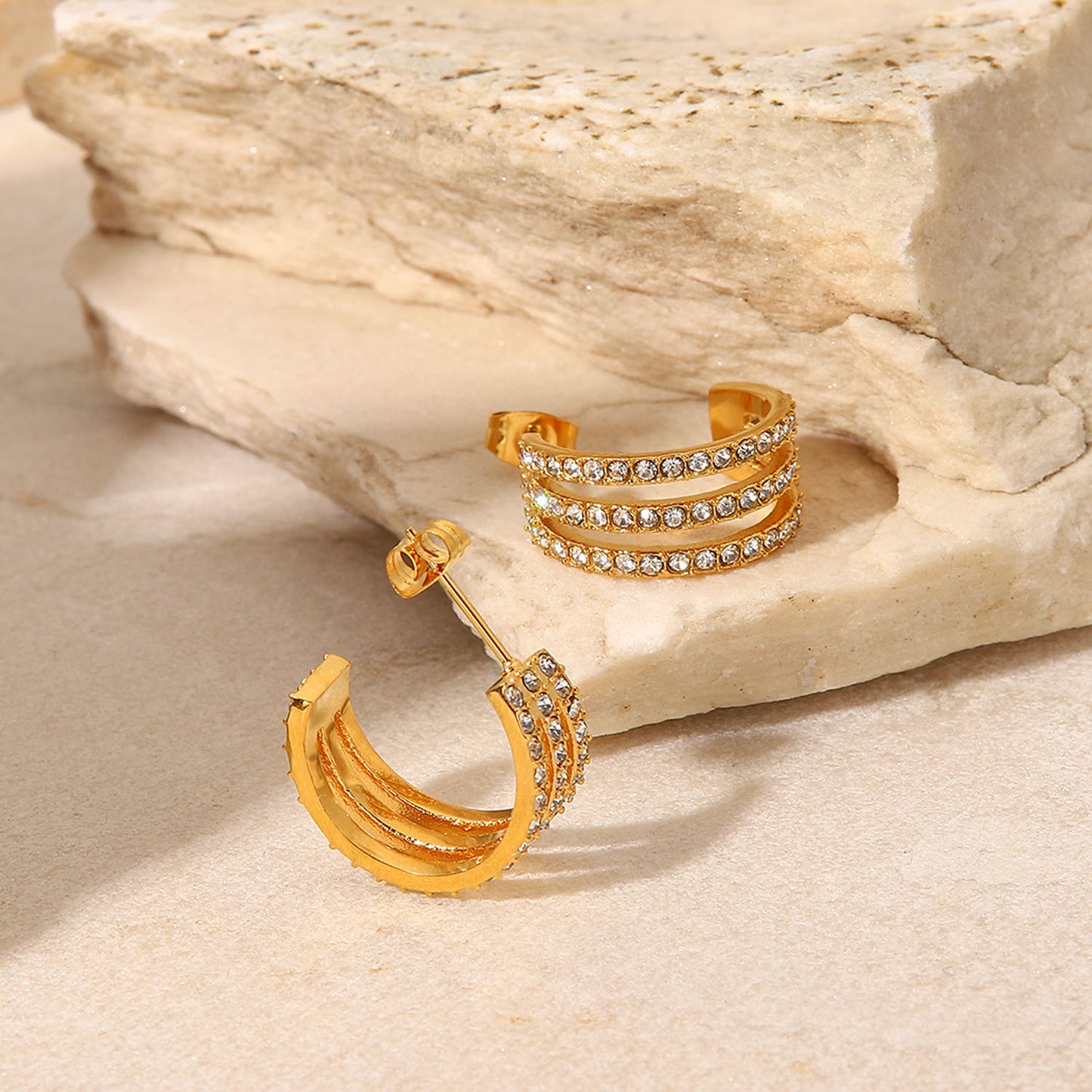 Aurora C-Hoop Earrings