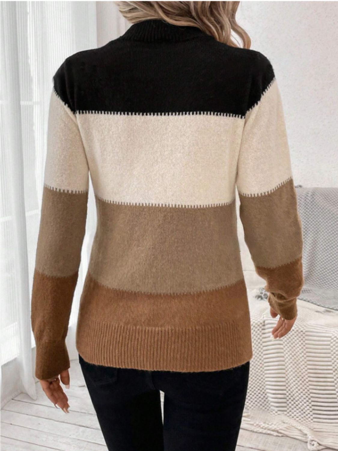 Hazelwood Color Block Sweater