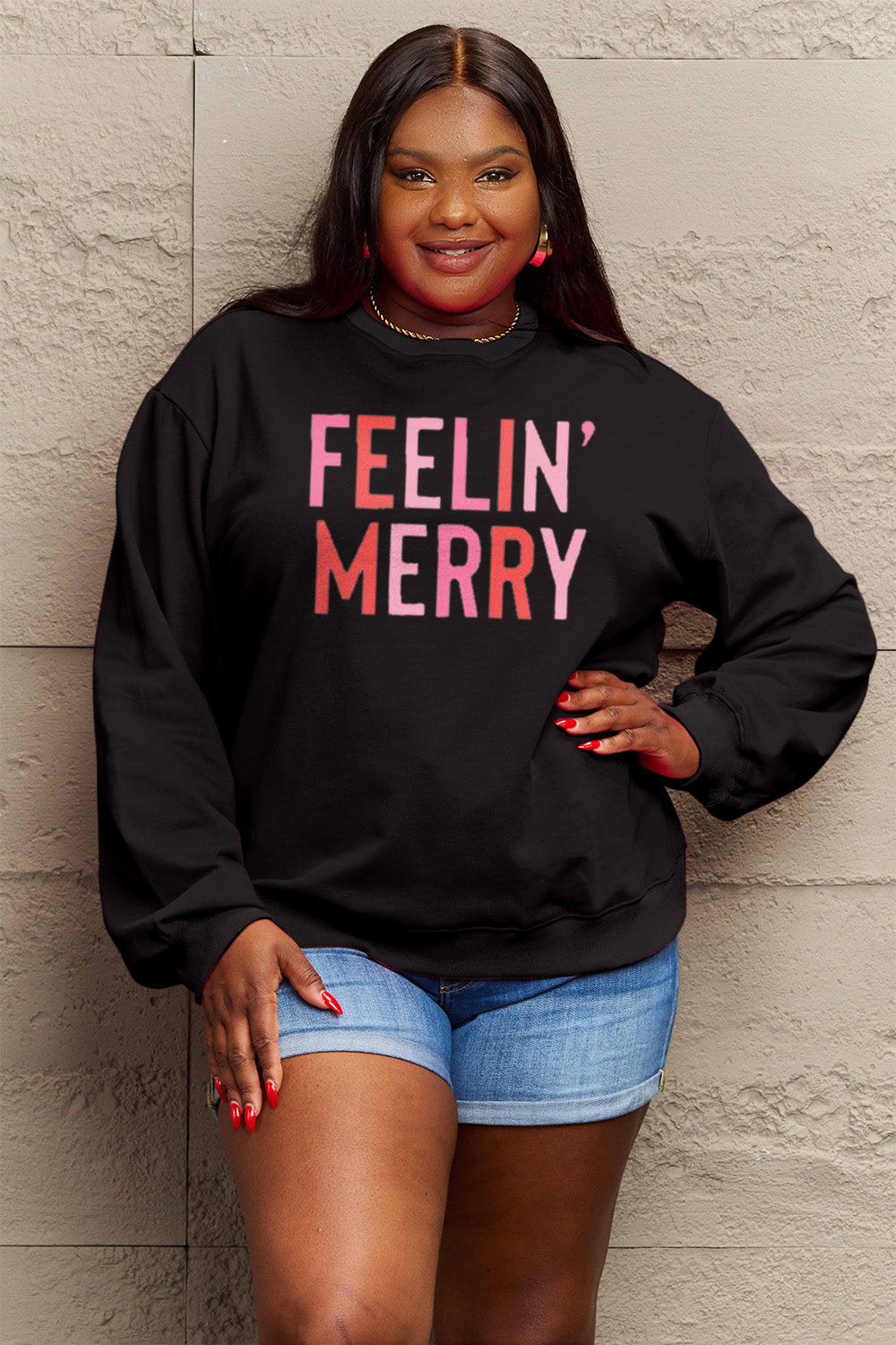 Ruby Feelin' Merry Sweatshirt