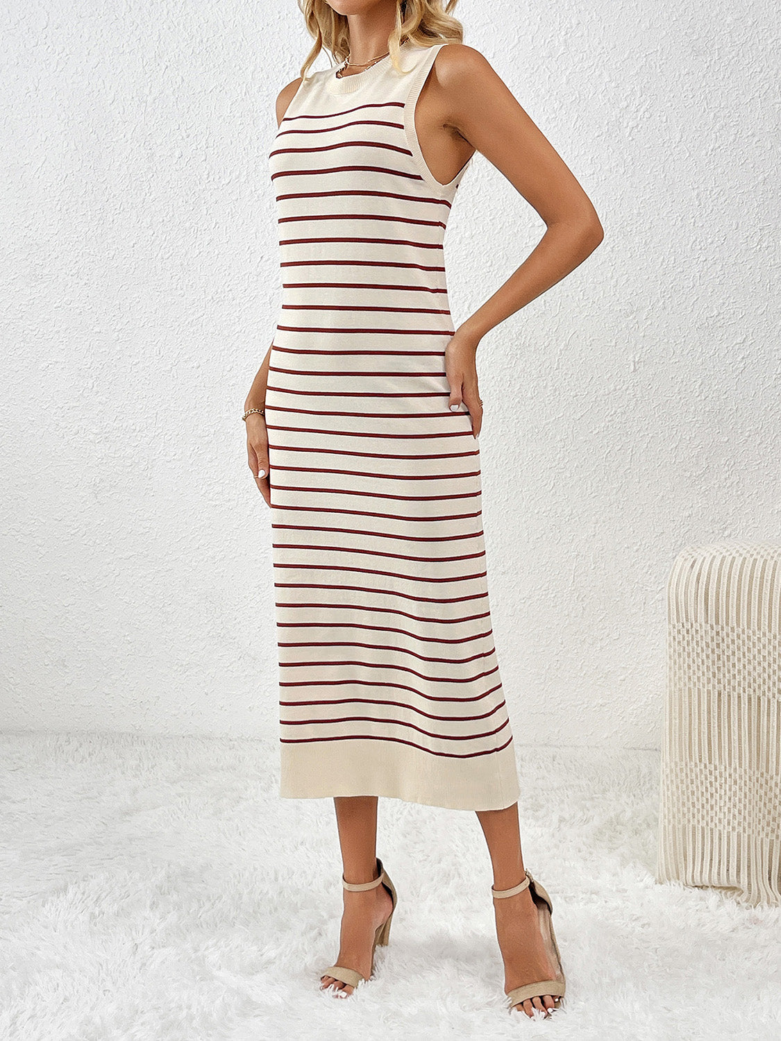 Orla Striped Knit Dress