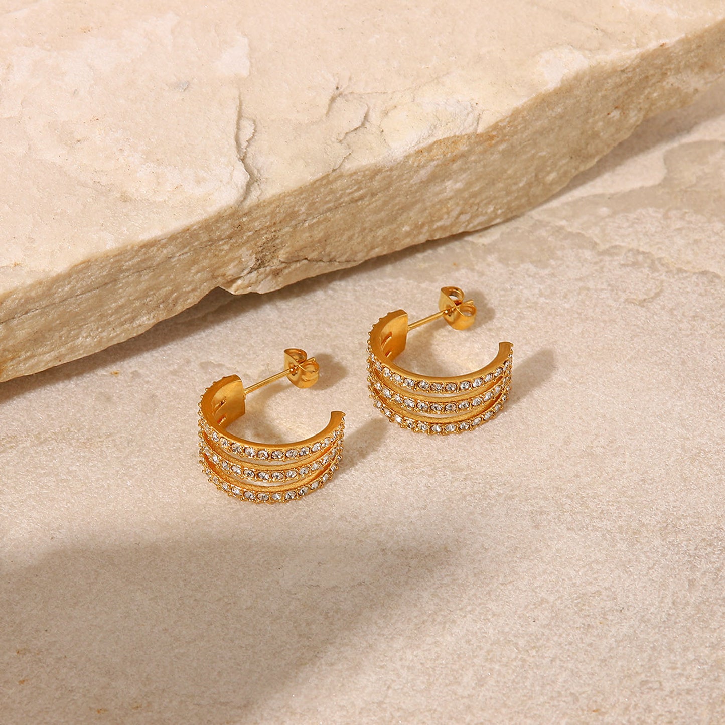 Aurora C-Hoop Earrings