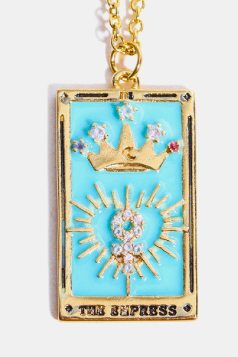 Arcana Tarot Card Pendant Necklace