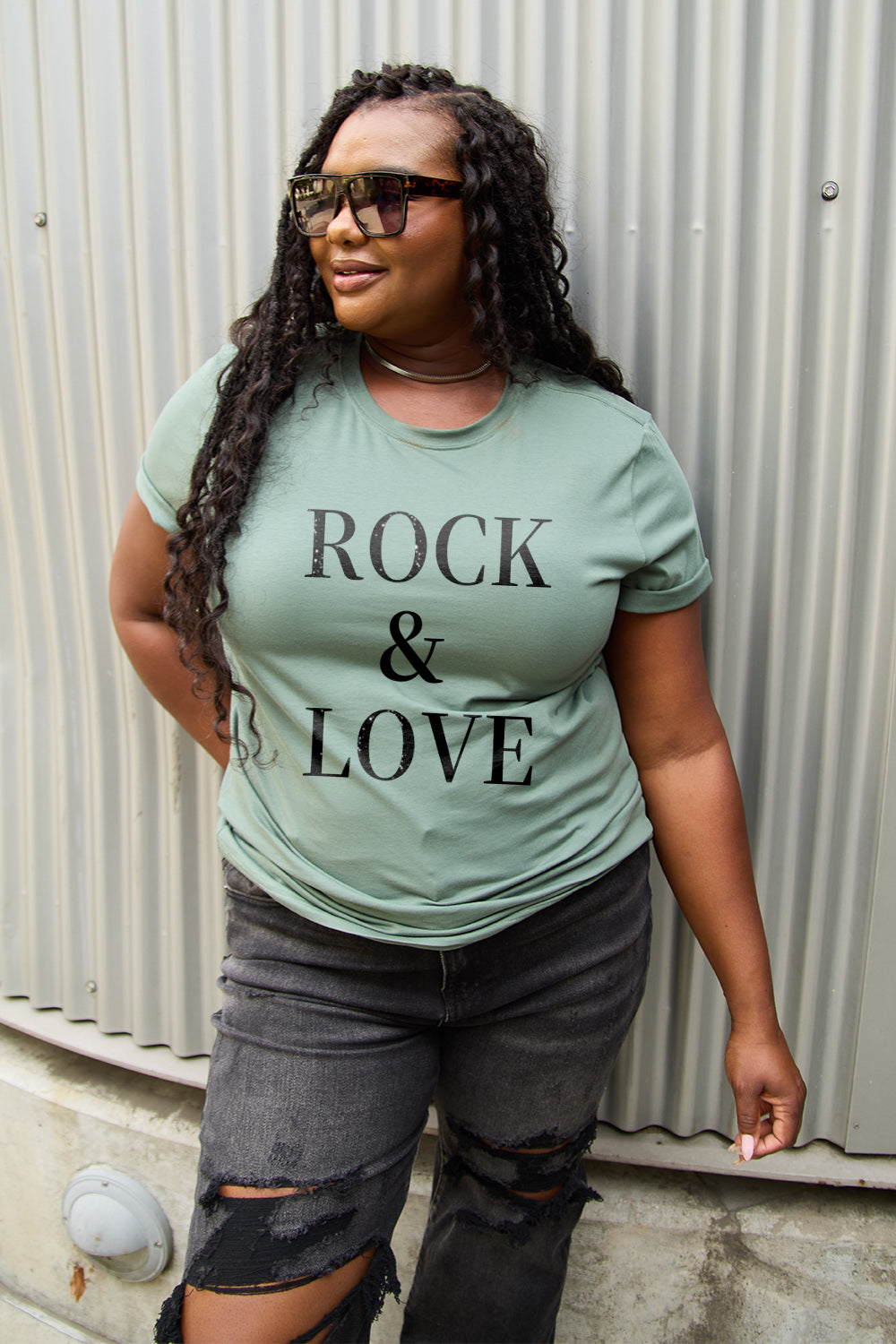 Amara Rock & Love Graphic Tee