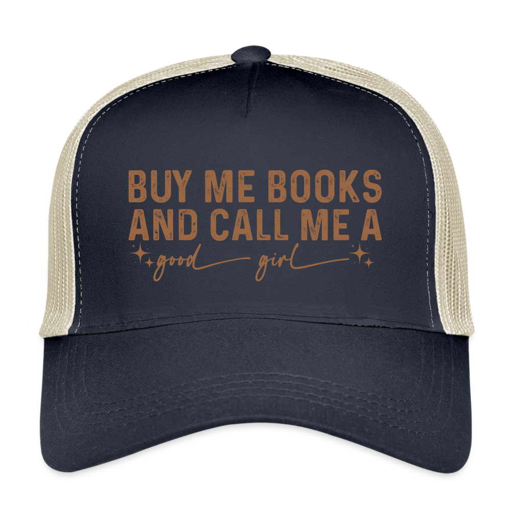 Good Girl Trucker Cap - pacific/oyster