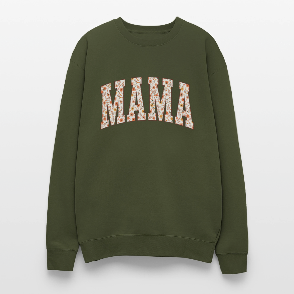 Mama Oversized Sweatshirt - olive green