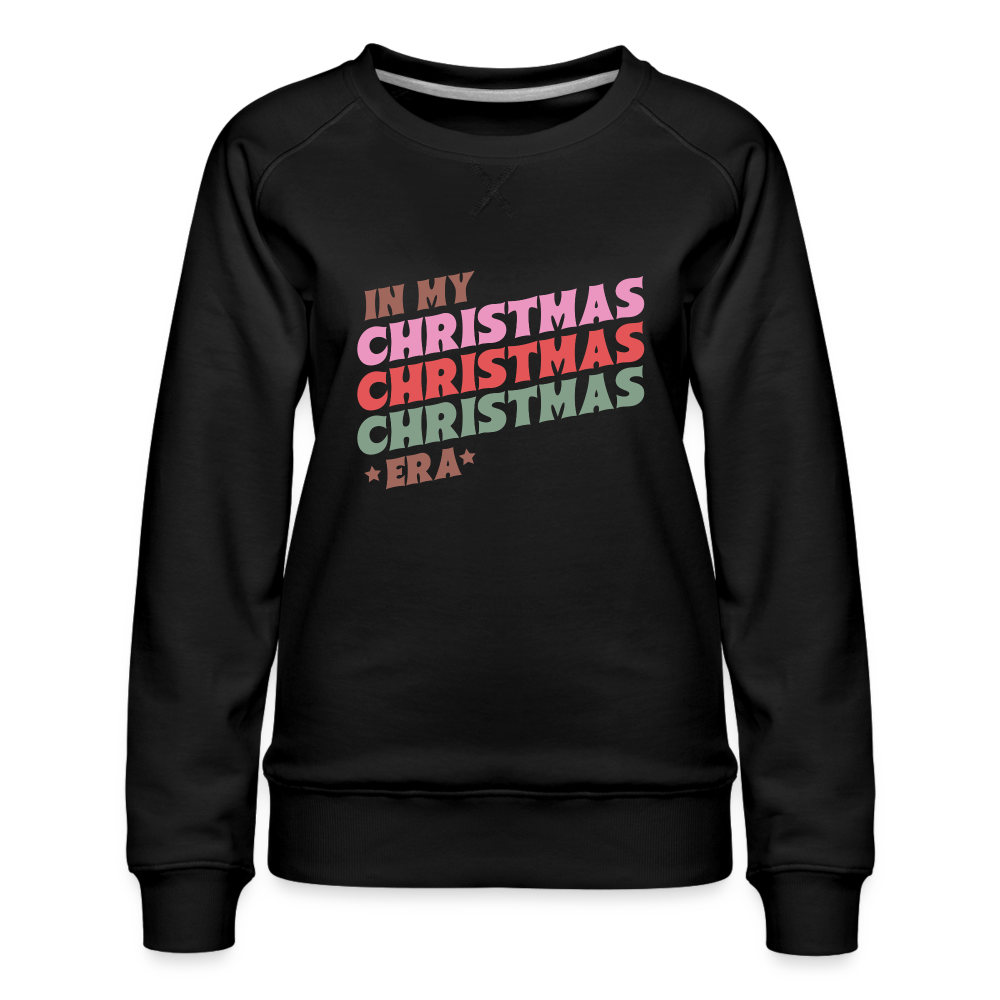 Christmas Era Women’s Holiday Sweatshirt - black
