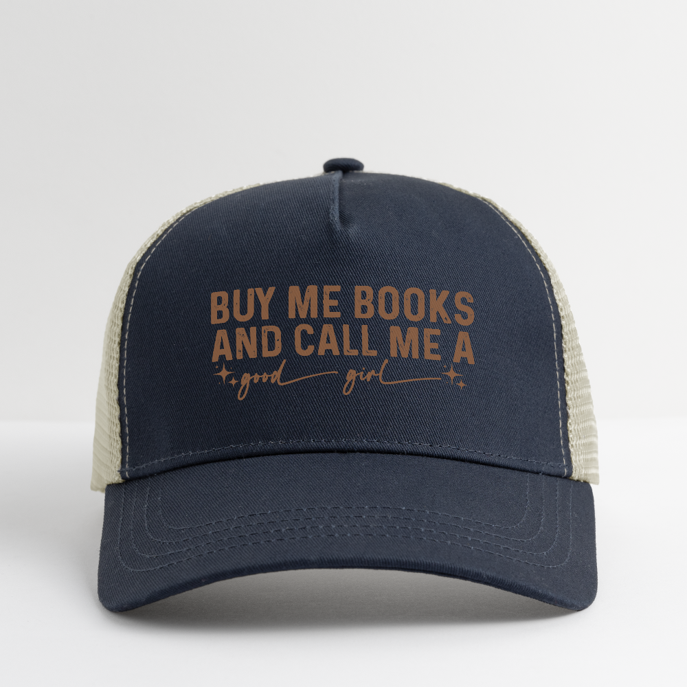Good Girl Trucker Cap - pacific/oyster