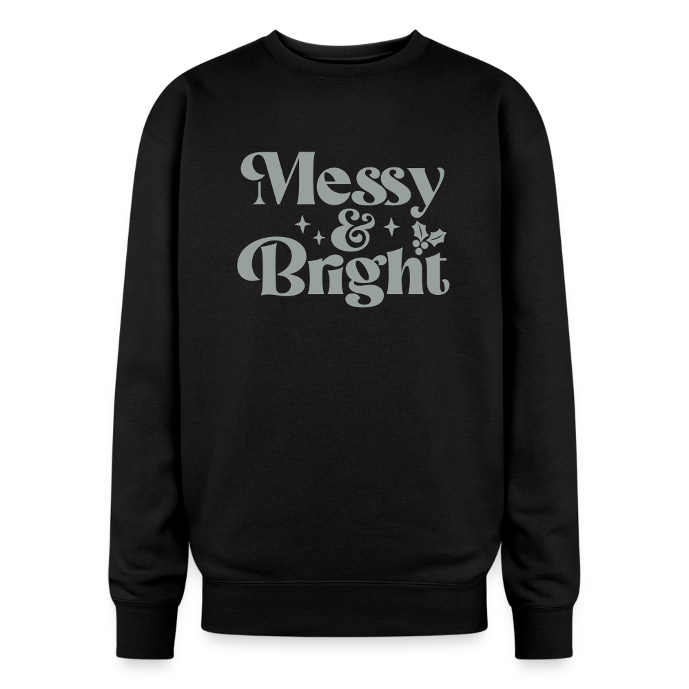 Messy & Bright Oversized Sweatshirt - black