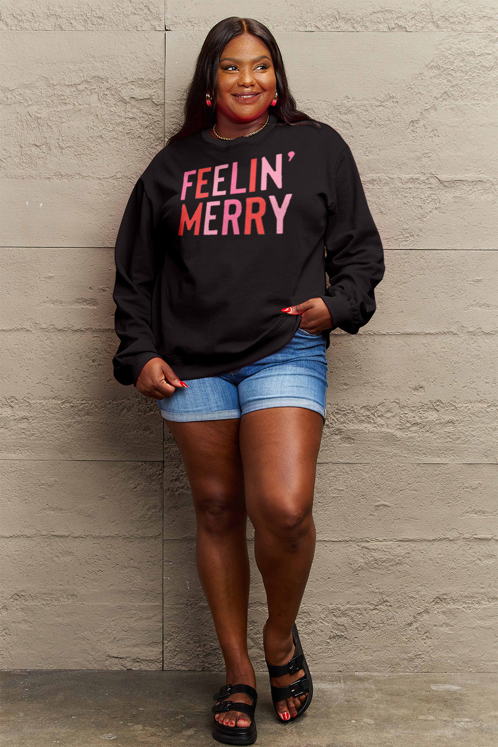 Ruby Feelin' Merry Sweatshirt