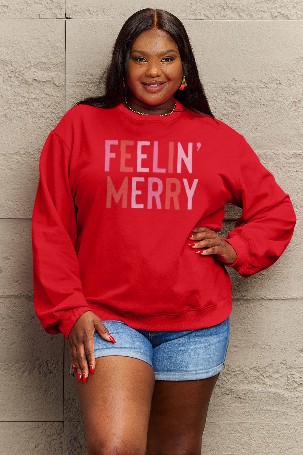 Ruby Feelin' Merry Sweatshirt