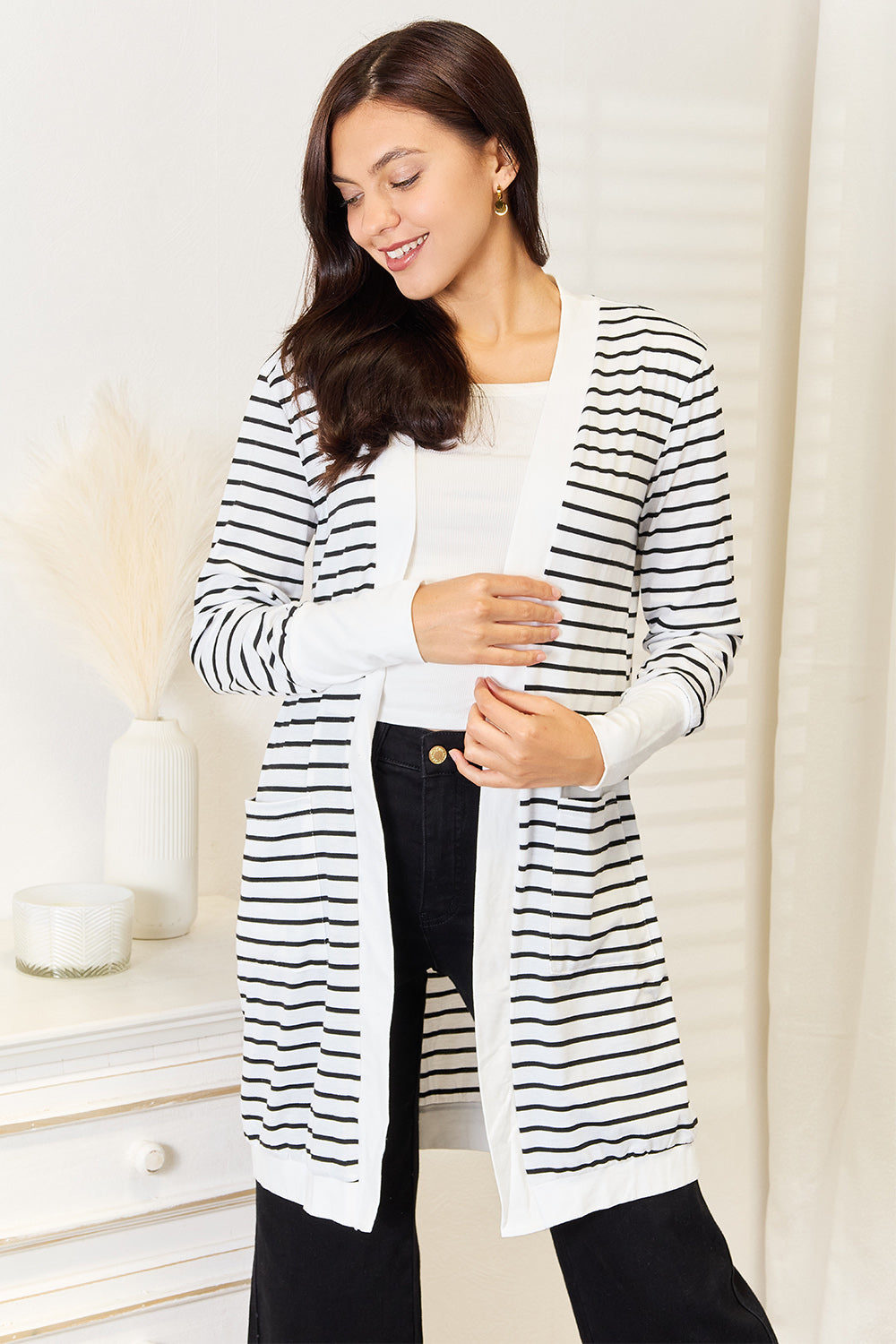 Delmar Striped Cardigan