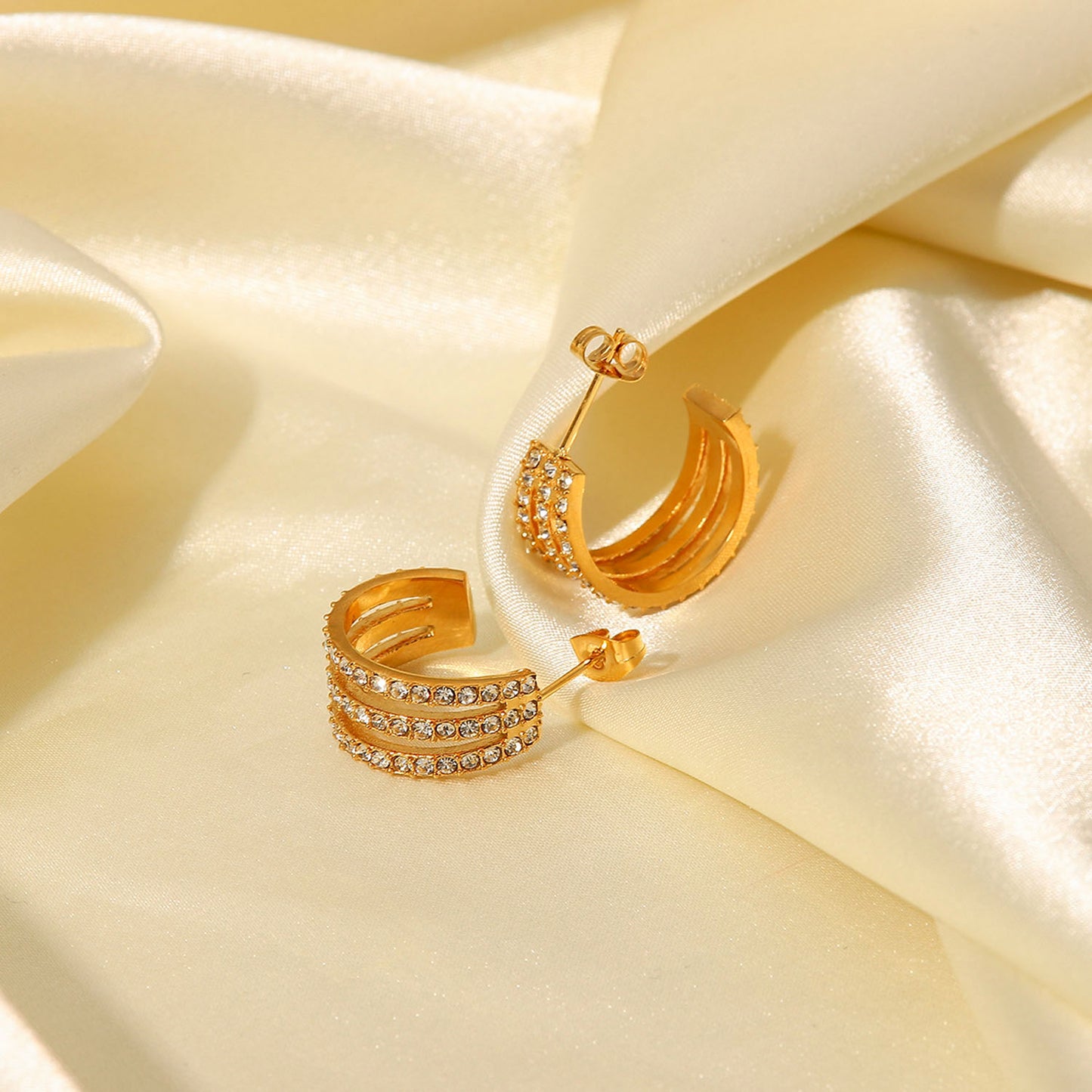 Aurora C-Hoop Earrings