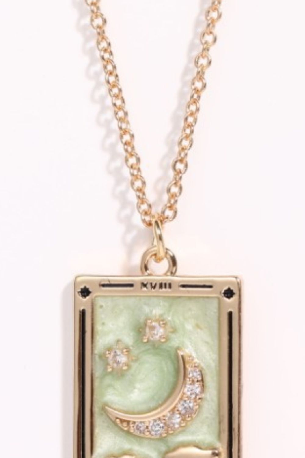 Arcana Tarot Card Pendant Necklace