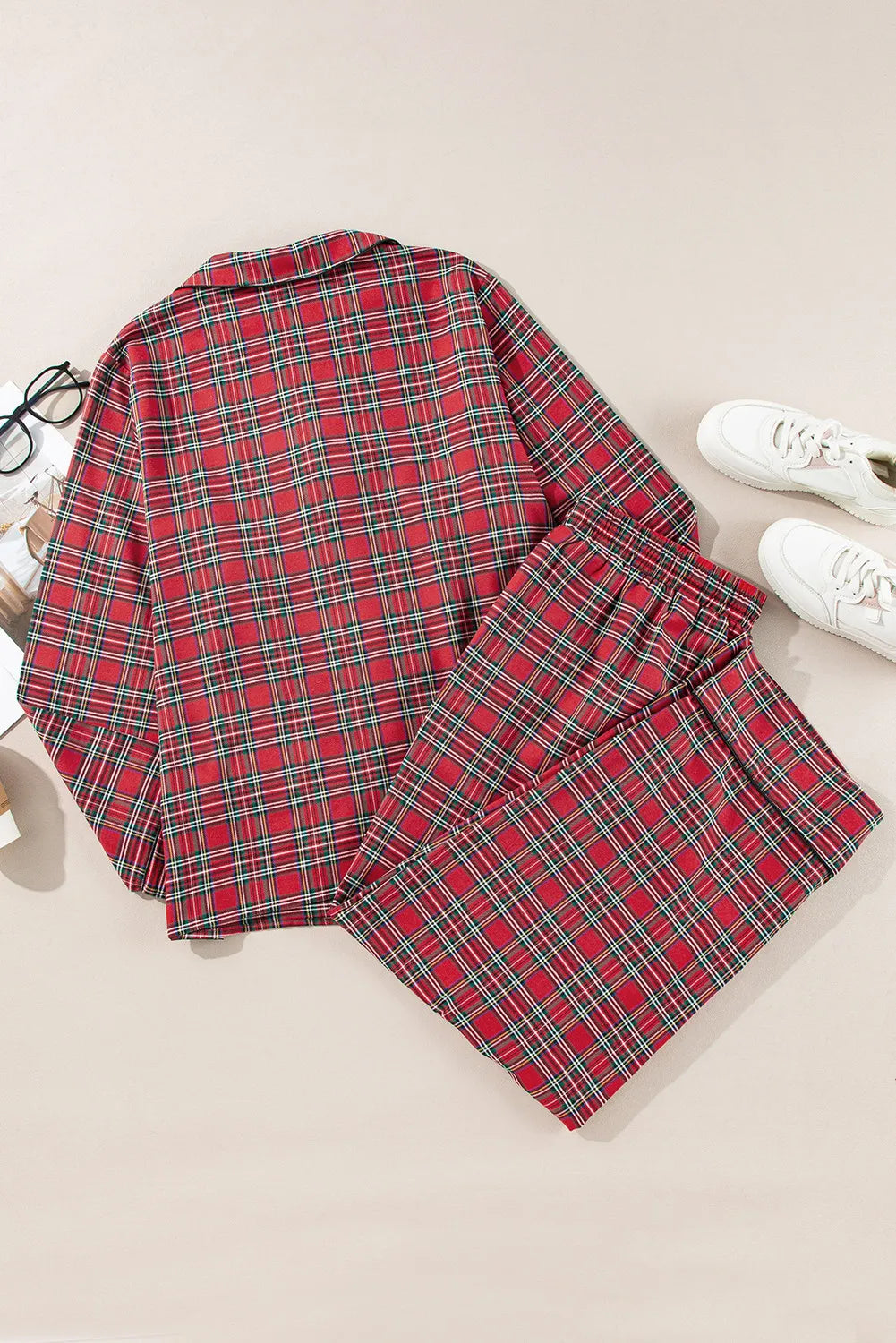 Elowen Plaid Lounge Set