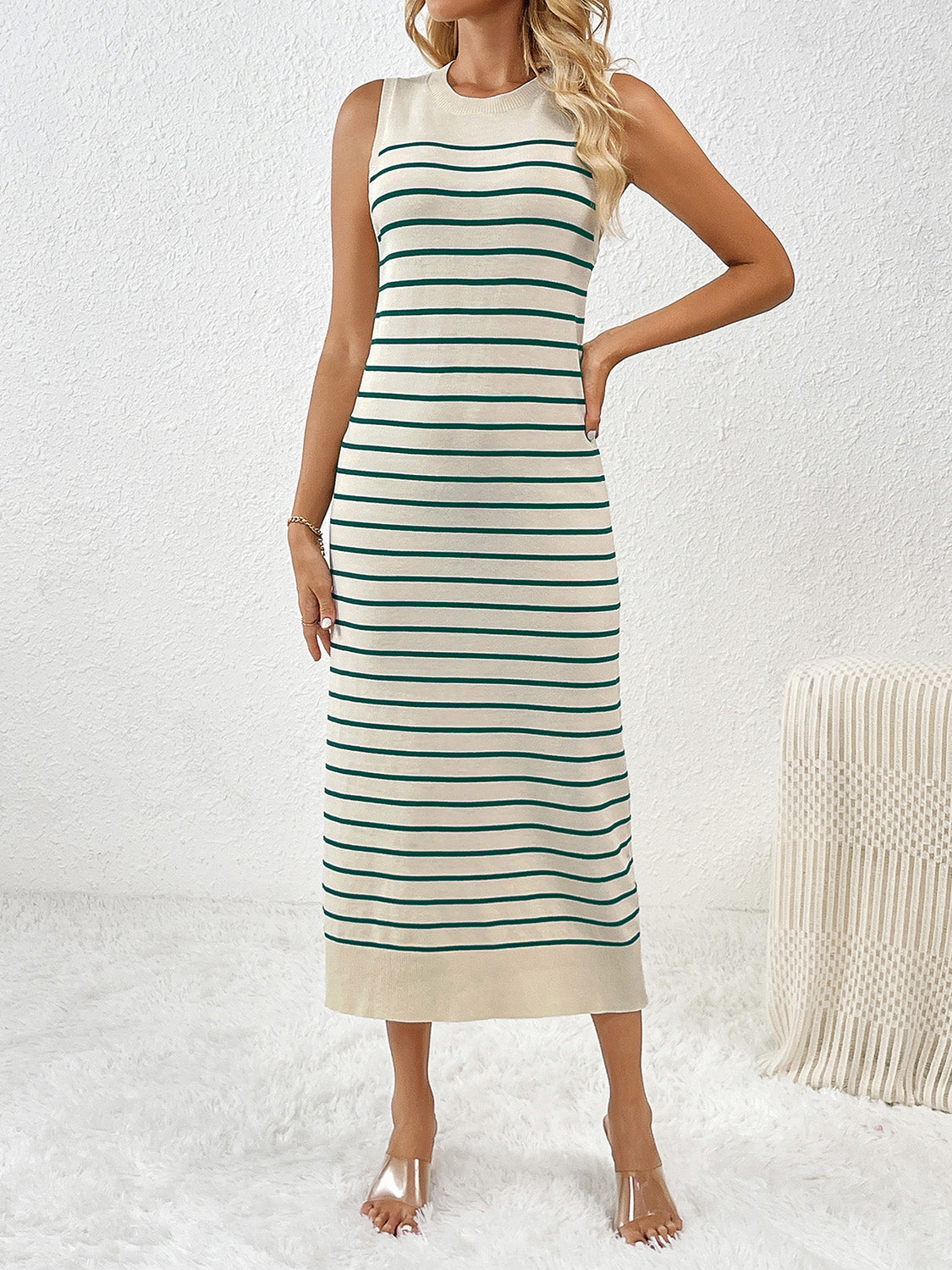 Orla Striped Knit Dress