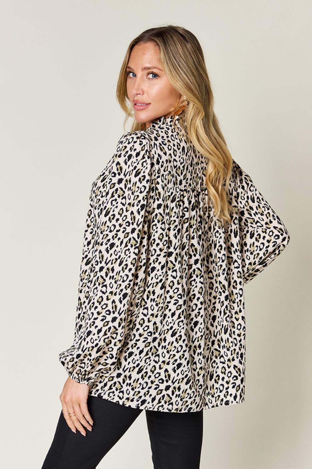 Serena Leopard Print Blouse