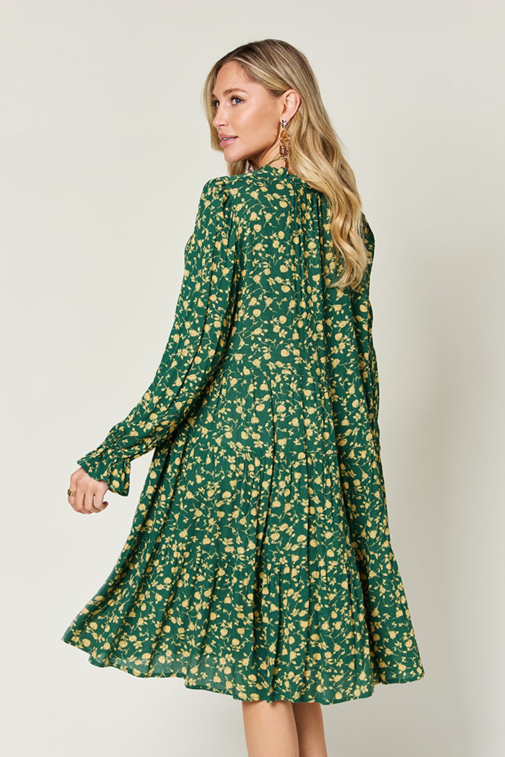 Early Blooms Tiered Dress