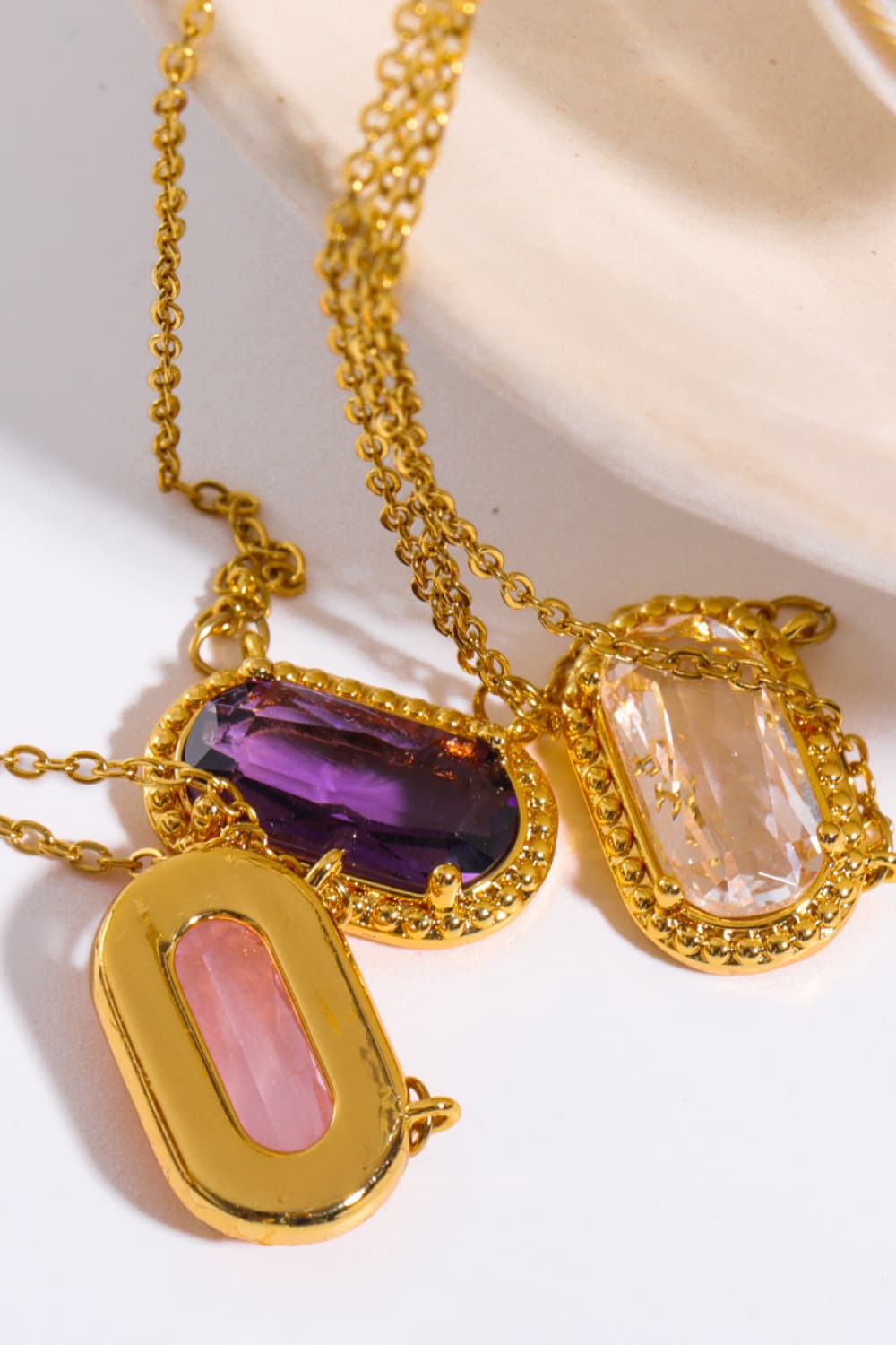 Solara Minimalist Gold-Plated Pendant Necklace