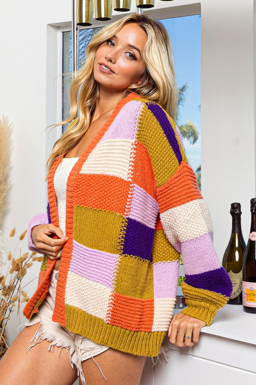 Ivy Bold & Cozy Color Block Cardigan