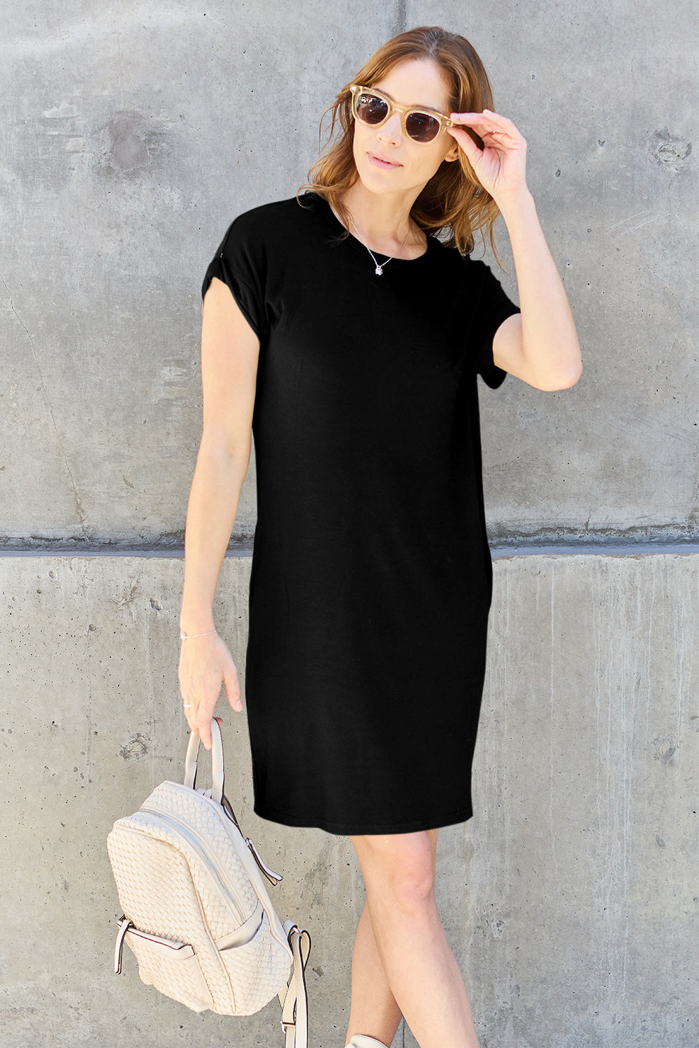 Lila Bamboo Pocket Dress