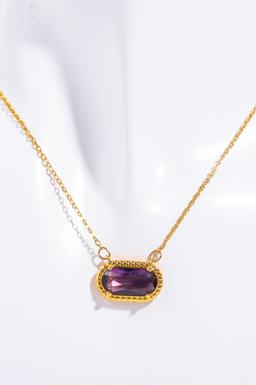 Solara Minimalist Gold-Plated Pendant Necklace