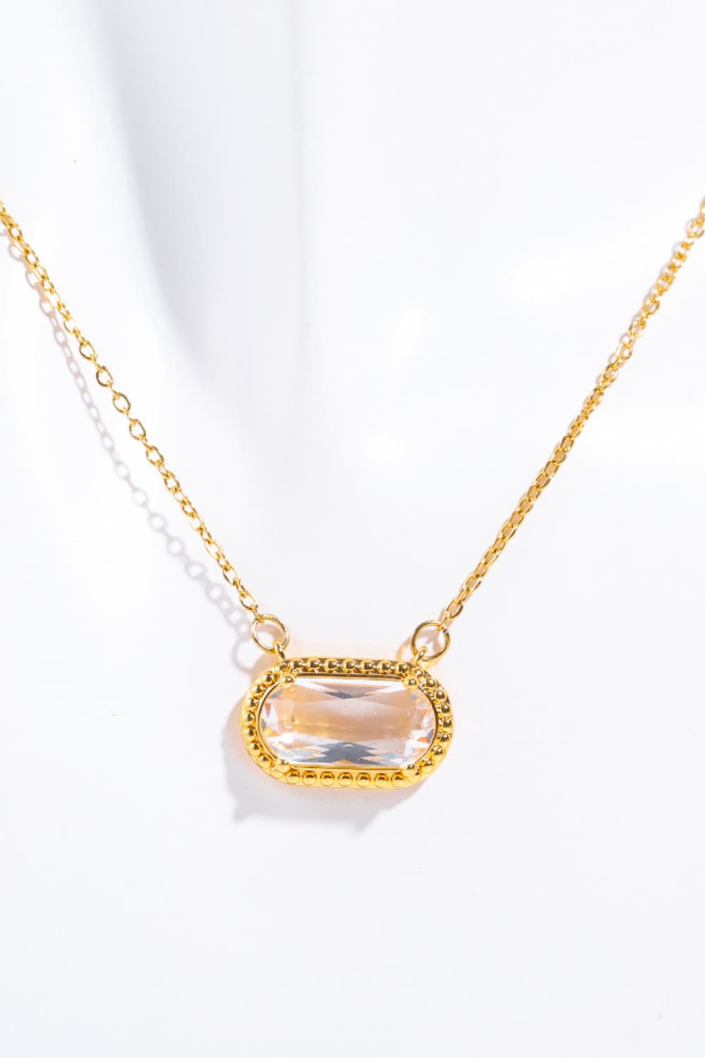Solara Minimalist Gold-Plated Pendant Necklace