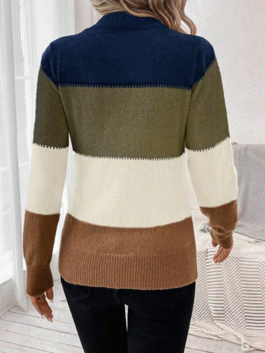 Hazelwood Color Block Sweater