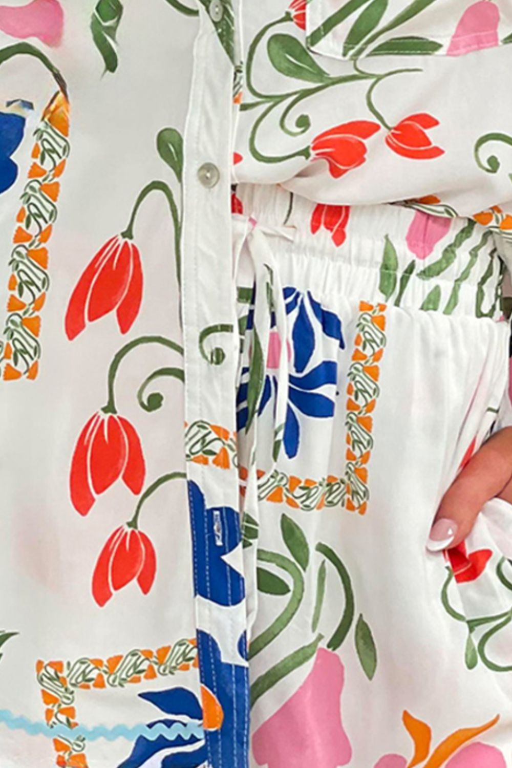Flora Button-Up Set