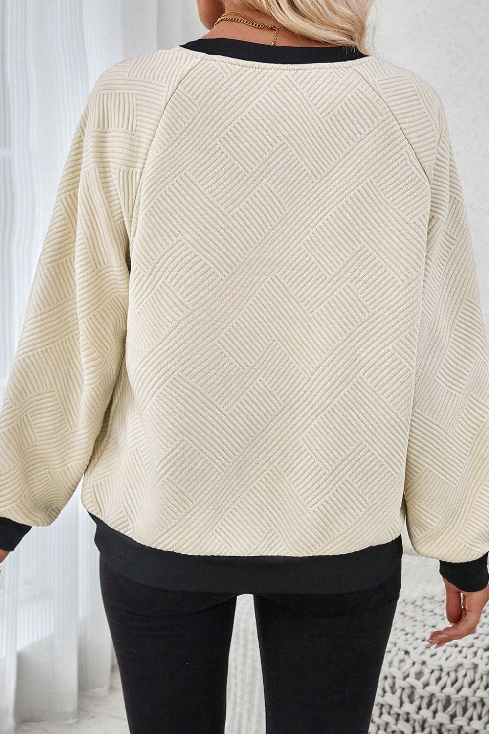 Isolde Textured Sweatshirt