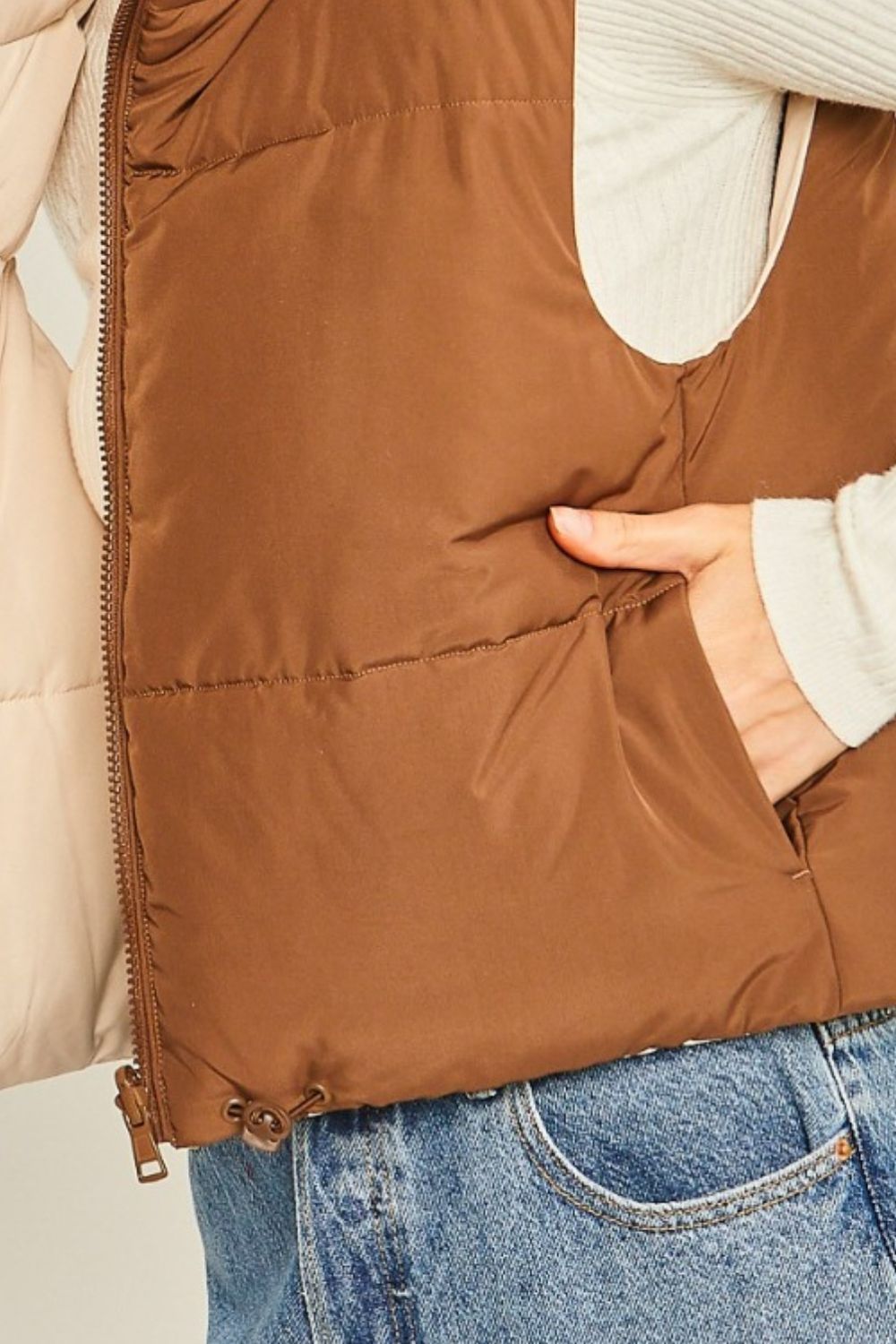 Elidi Reversible Cropped Vest