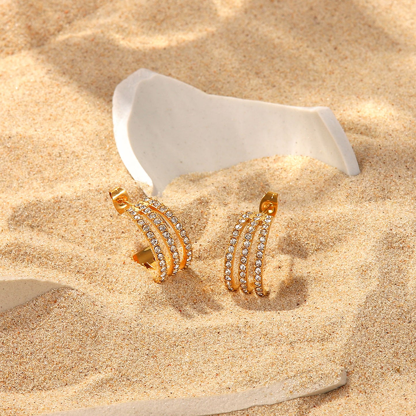 Aurora C-Hoop Earrings