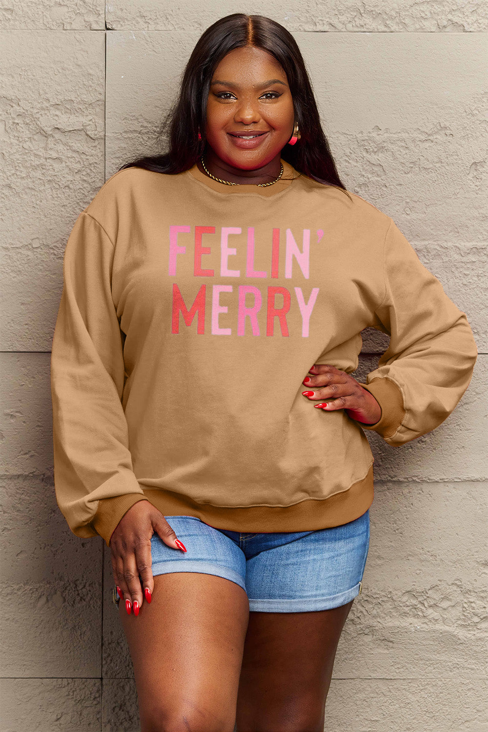 Ruby Feelin' Merry Sweatshirt