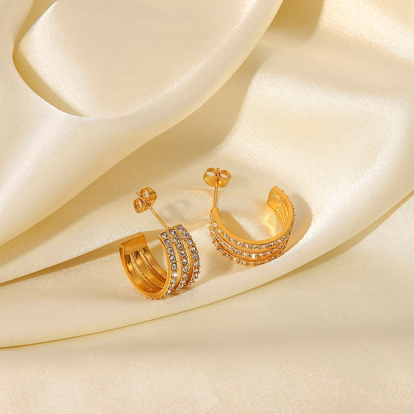 Aurora C-Hoop Earrings