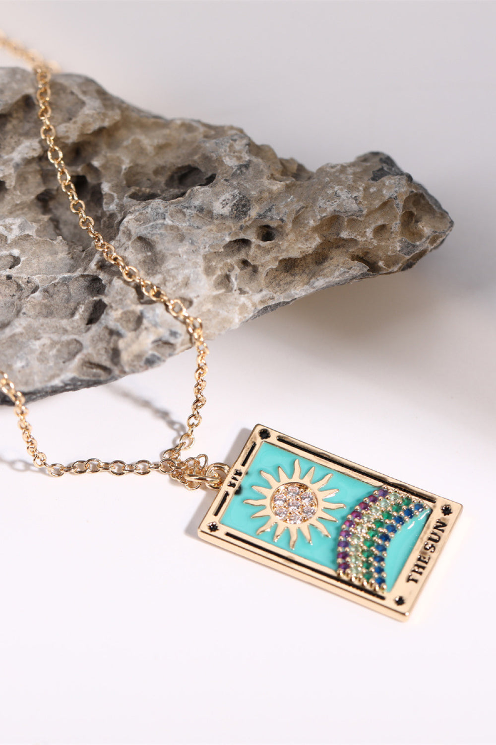 Arcana Tarot Card Pendant Necklace