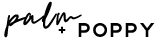 Palm + Poppy logo
