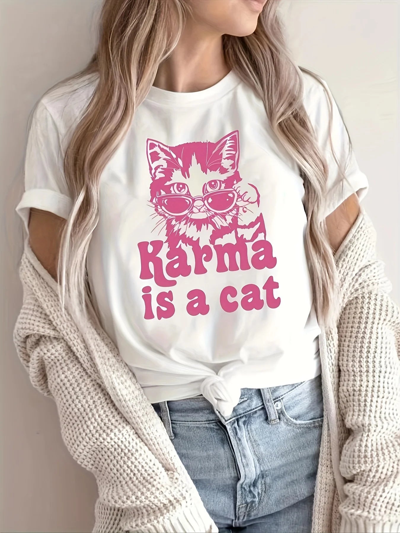 Karma is a Cat Tee