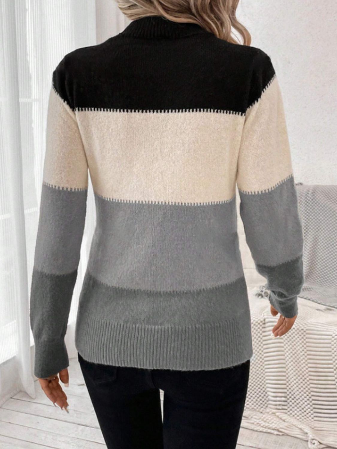 Hazelwood Color Block Sweater