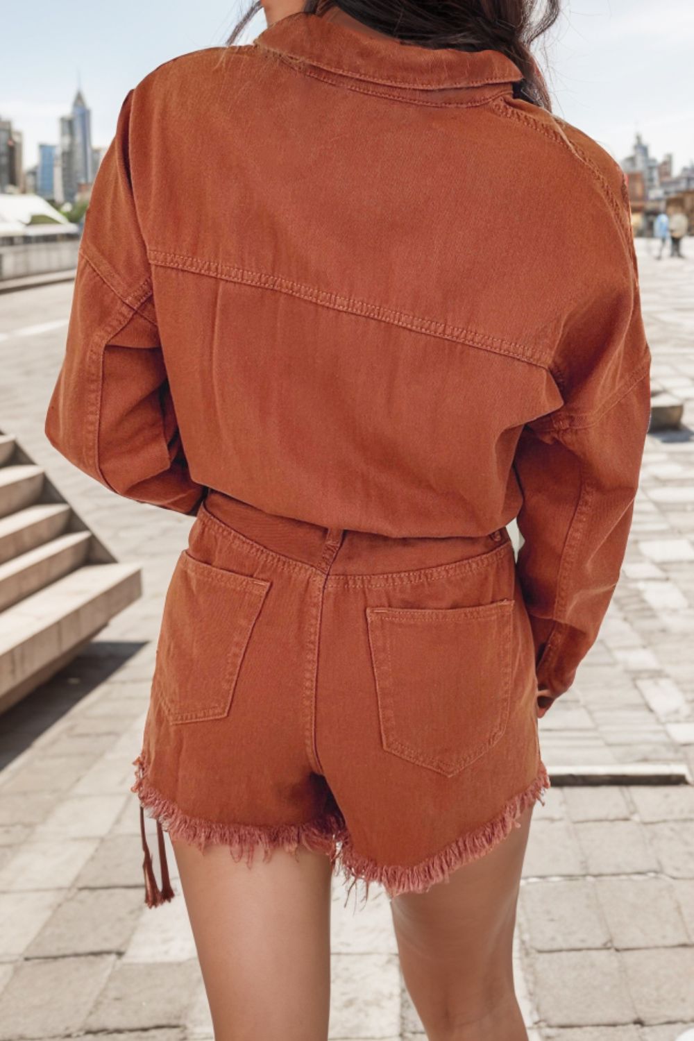 Sienna Distressed Romper