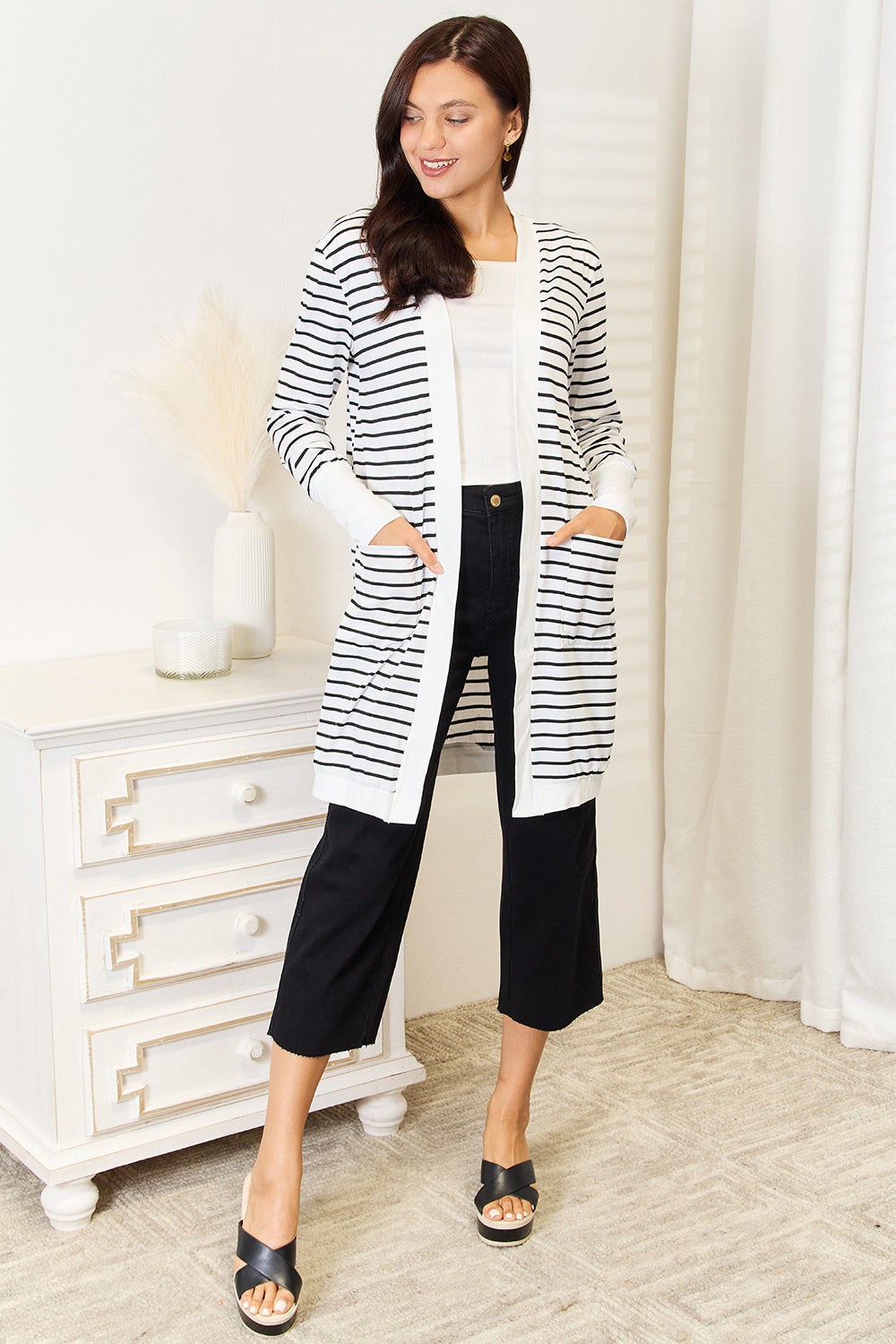 Delmar Striped Cardigan