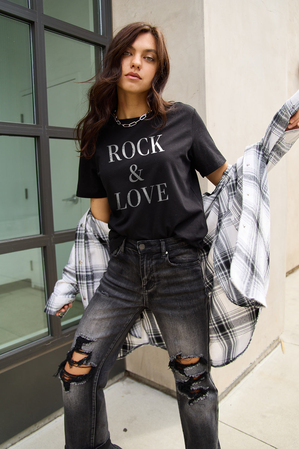 Amara Rock & Love Graphic Tee