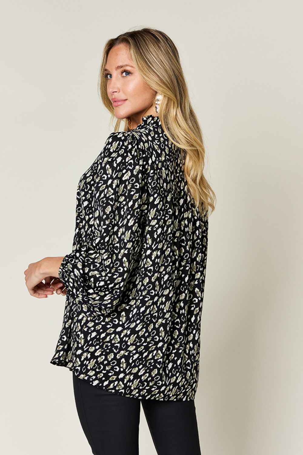 Serena Leopard Print Blouse