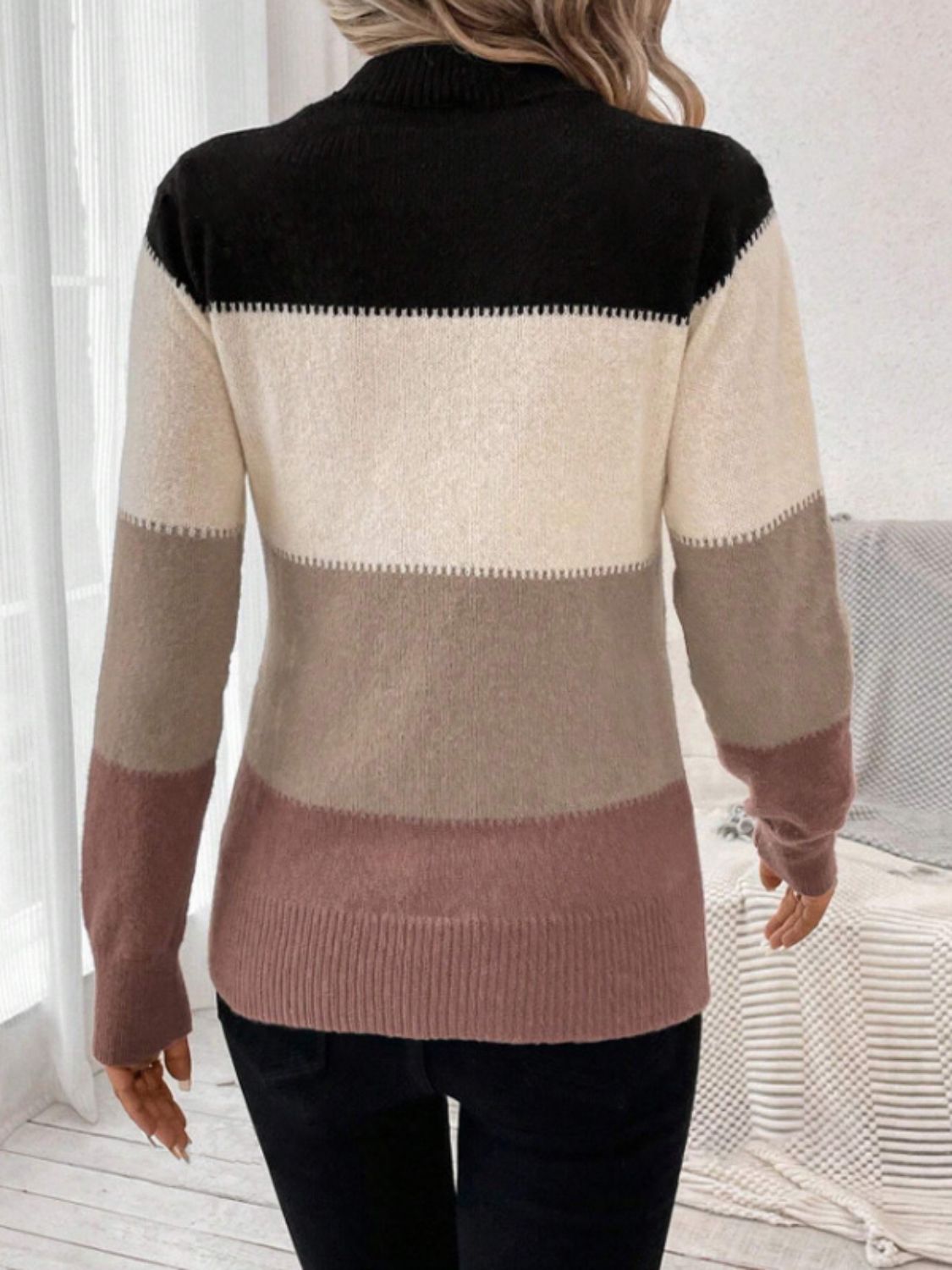 Hazelwood Color Block Sweater