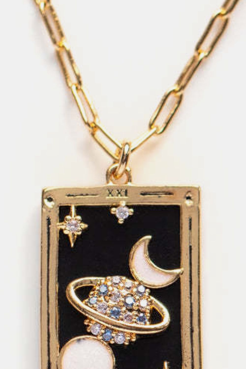 Arcana Tarot Card Pendant Necklace