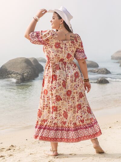 Luna Ruffle Hem Dress