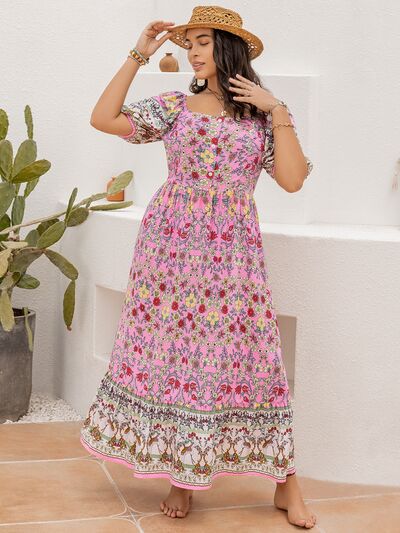 Luna Ruffle Hem Dress
