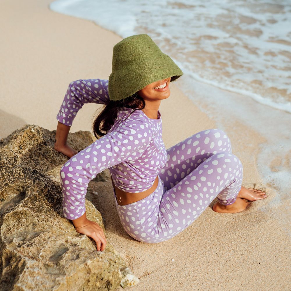 Lilac Arnoldi Organic Cotton Sweatshirt
