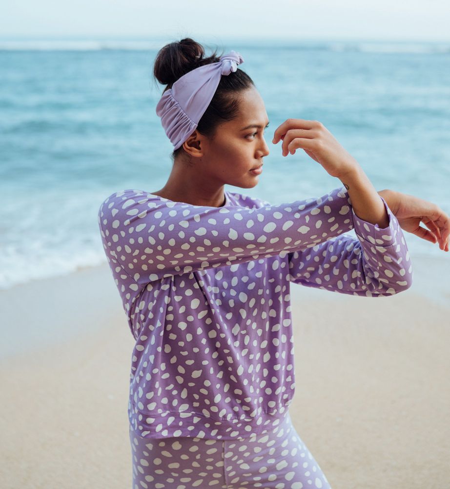 Lilac Arnoldi Organic Cotton Sweatshirt