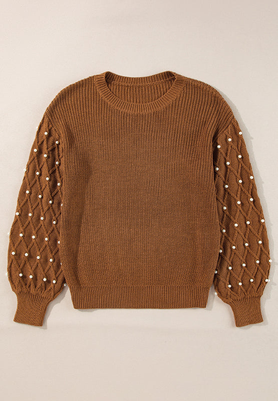 Oriana Pearl-Embellished Sweater