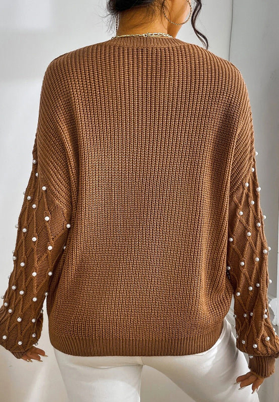 Oriana Pearl-Embellished Sweater