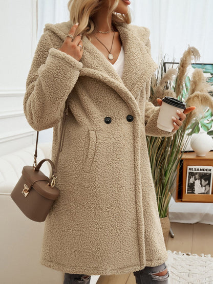 Odessa Hooded Teddy Coat